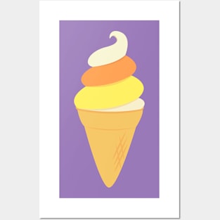 Candy Corn Ice Cream Posters and Art